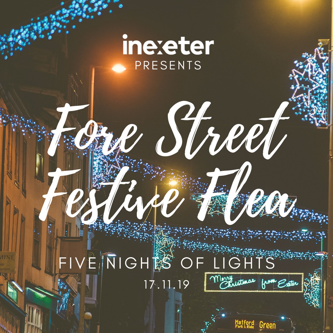 Fore Street Festive Flea Lights Switch On
